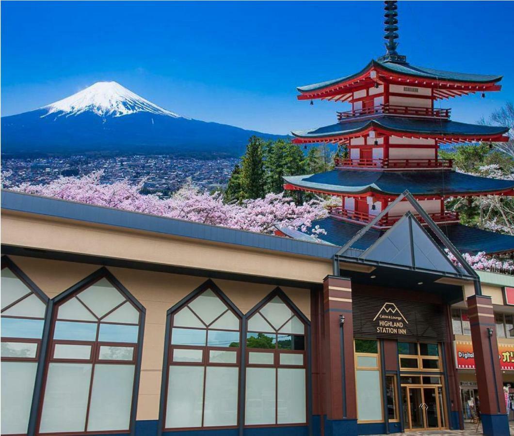 Mt.Fuji Cabin & Lounge Highland Station Inn Fujikawaguchiko Dış mekan fotoğraf